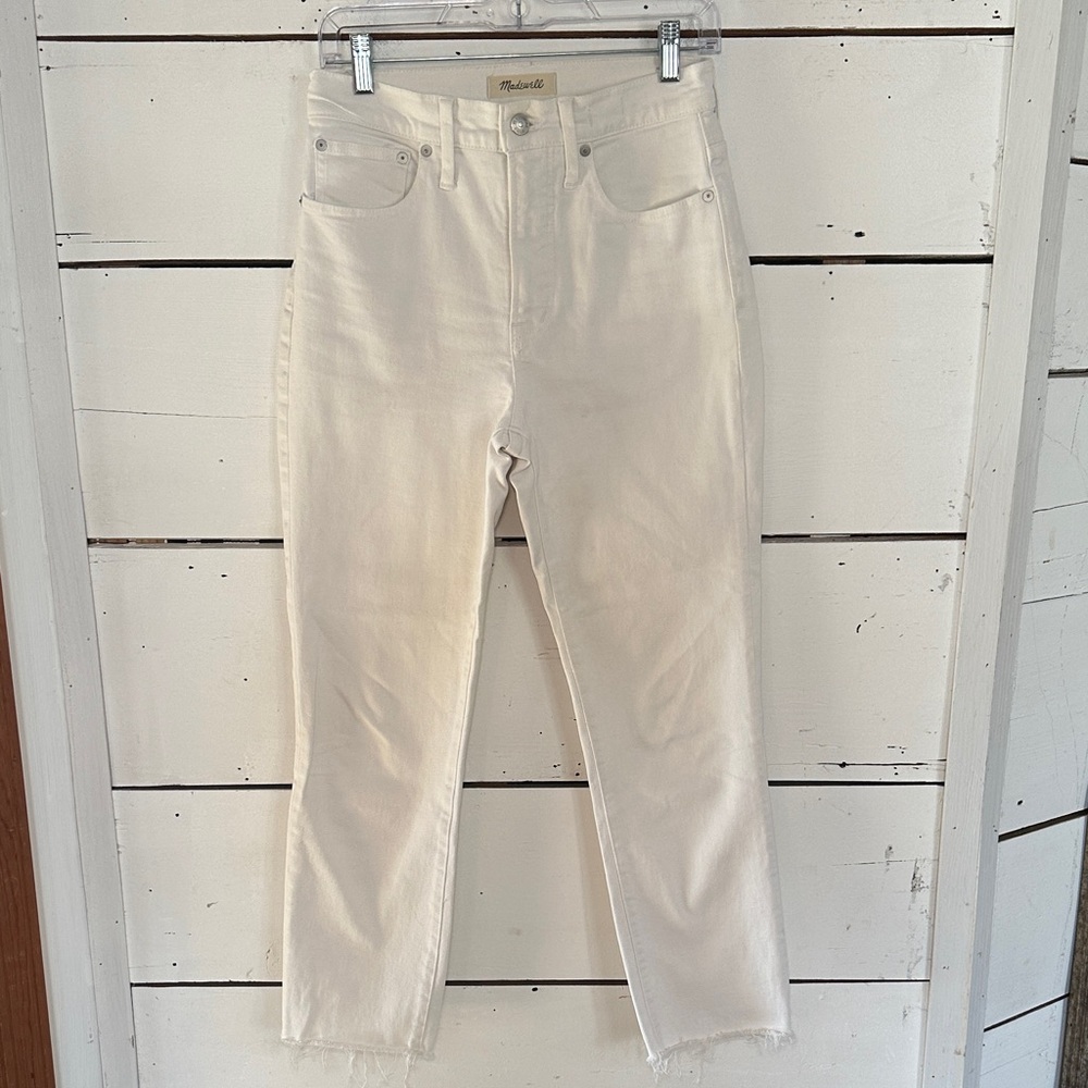 Madewell Women's Straight Leg Jeans in Cream